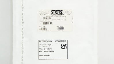 Karl Storz 27425ZG Flexible Biopsy Forceps, Double Action Jaws, 5FR x60cm